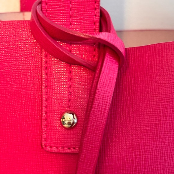 FURLA Hot Pink Sally Asymmetrical Medium Size Tote Bag - Picture 3 of 16